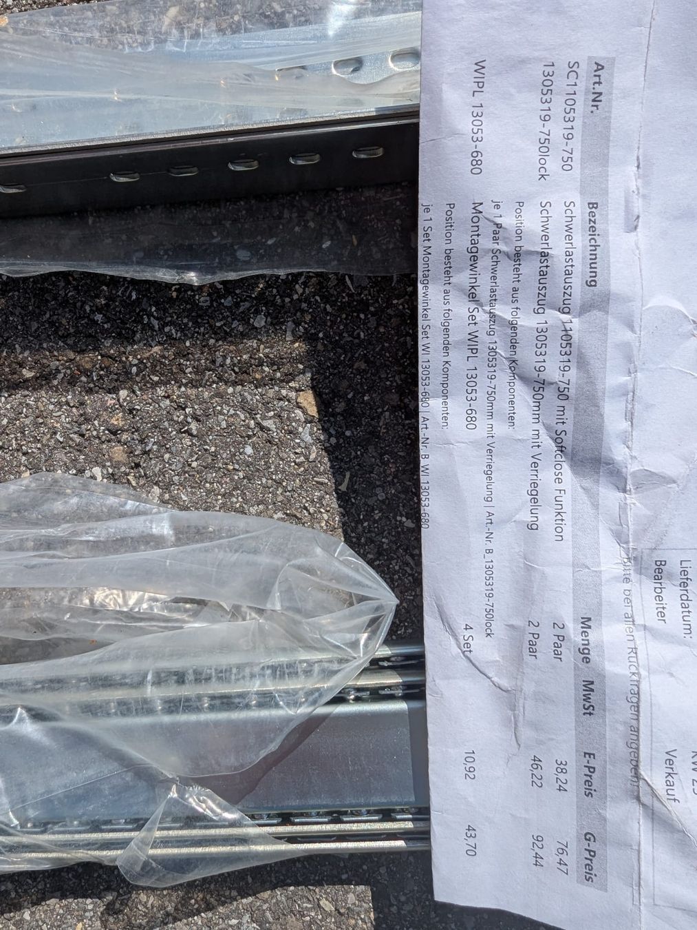 Eisenwaren: schubladenauszug – Neu (gemäss Beschreibung) aus Täuffelen von Seeberg-ag.ch 1