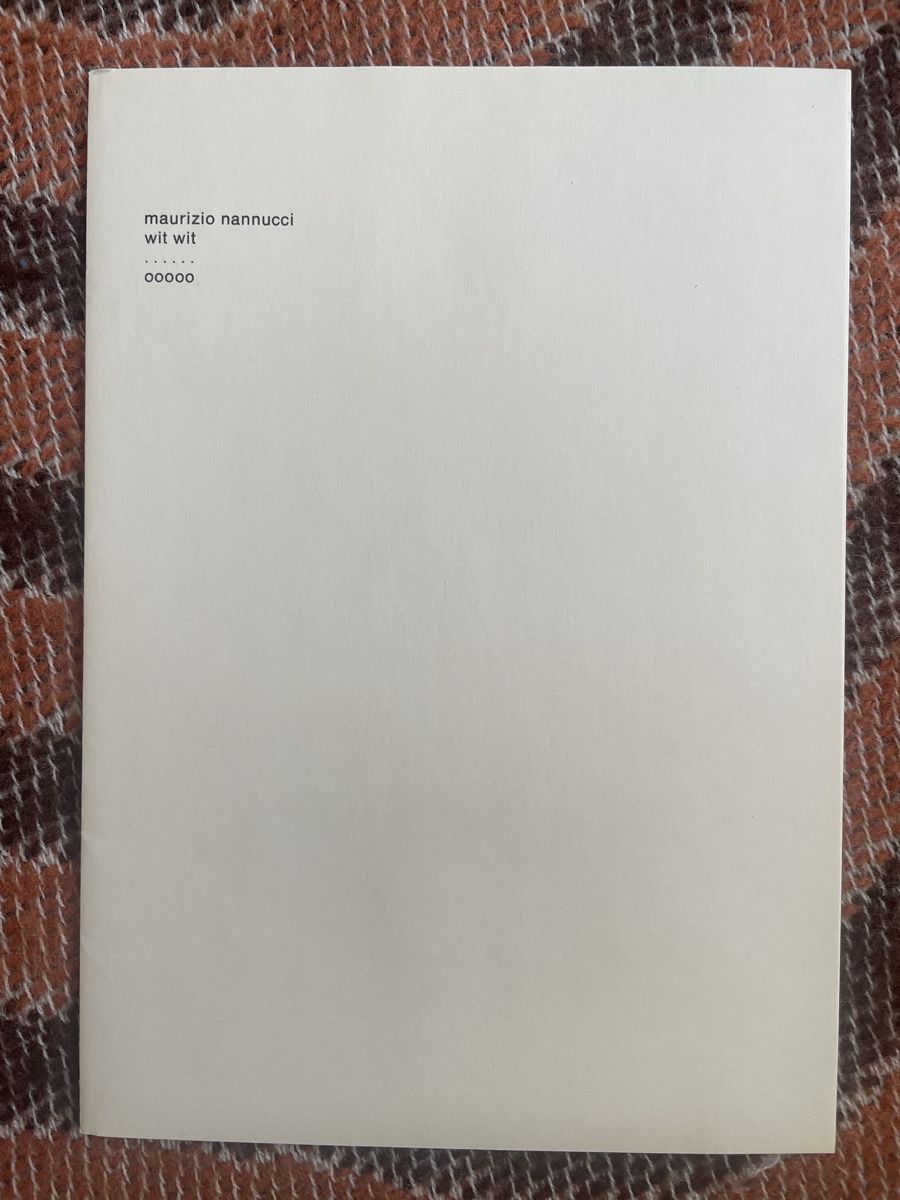Livres: Maurizio Nannucci M 40/1967 edition multi art points  – D'occasion à Basel par Amechan.