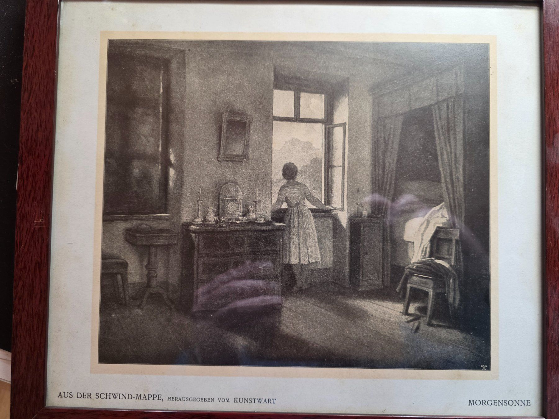 Foto & Immagini: Bild Morgensonne aus Schwind-Mappe Kunstwart – Usato da Walterswil BE venduto da Lonitti 6