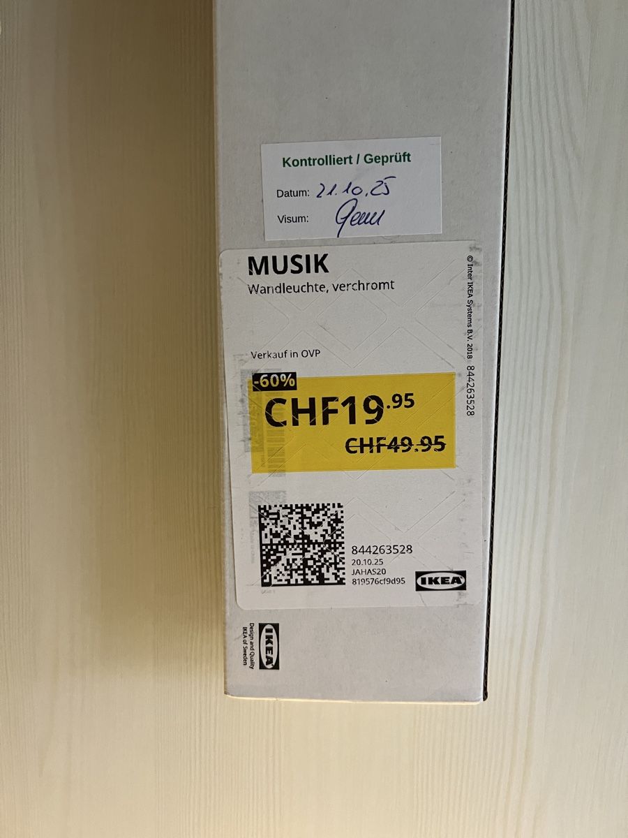 Ikea Lampade: Ikea Leuchte "Musik" – Usato da Uster venduto da sar_04 1