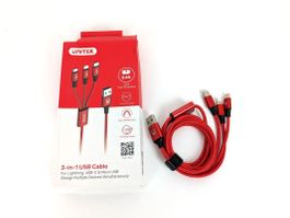 UNITEK 3-in-1 USB-Ladekabel