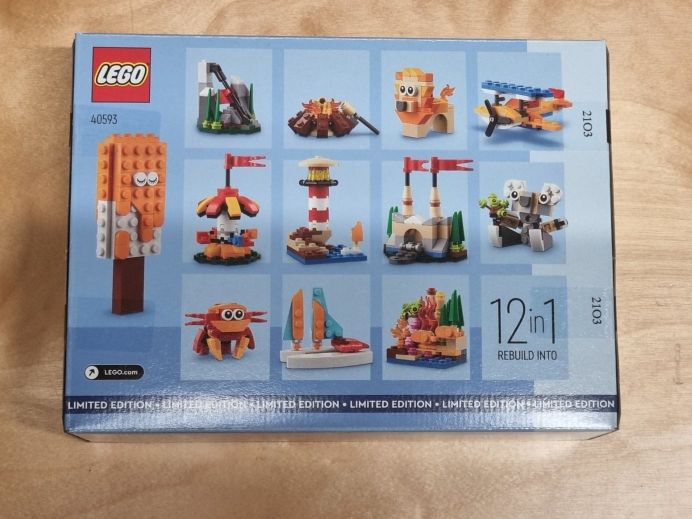 Lego Kit di costruzioni: LEGO 40593 Fun Creativity 12-in-1 Limited Edition – Nuovo e nell'imballaggio originale da Basadingen venduto da NekoBricks 1