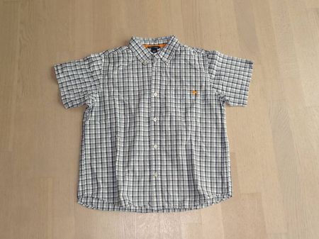 Hemd Sommerhemd Kurzarm Gr 164 Jungen Zwillinge