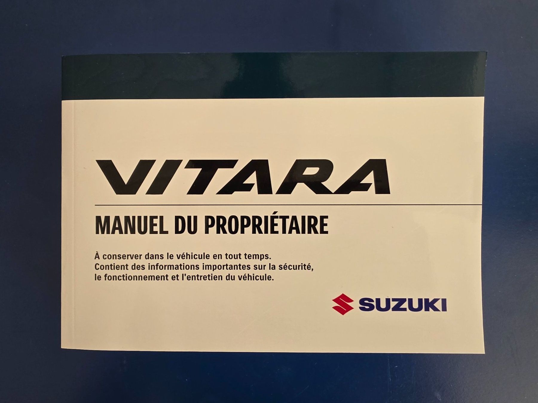 Libri: Manuel du Propriètaire Suzuki Vitara 2025 – Usato da Matten b. Interl venduto da Hardergarage