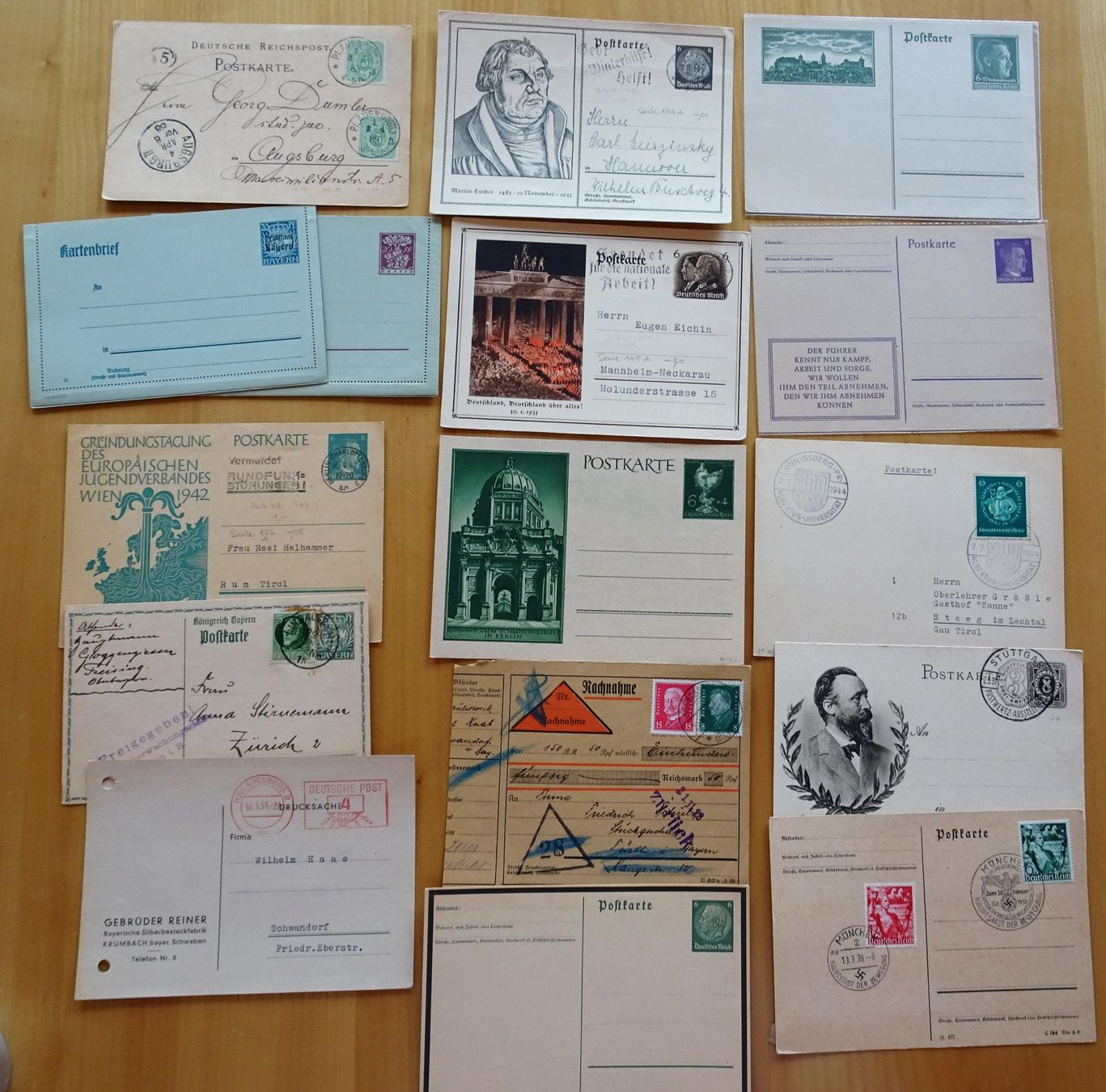 Cartoline postali: Postkarten ganze Welt – Usato da Feldbrunnen venduto da MarcusSO 8
