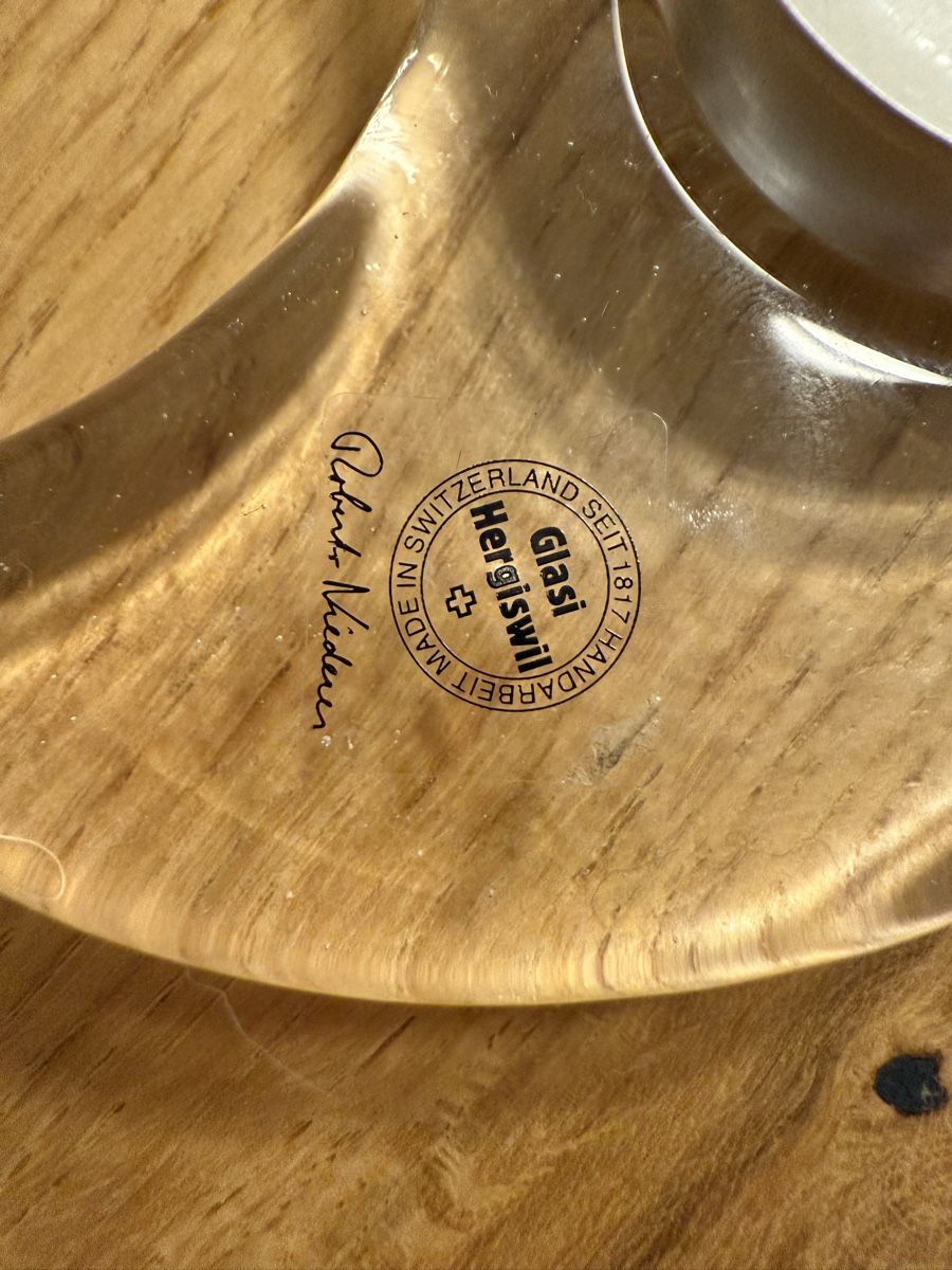 Glasi Hergiswil Tutte le decorazioni: Glasmond von Hergiswiler Glasi – Nuovo (secondo la descrizione) da Erlinsbach SO venduto da muggi014 1