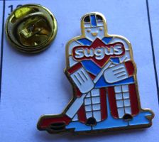 Pin SUGUS Eishockey Spieler blau