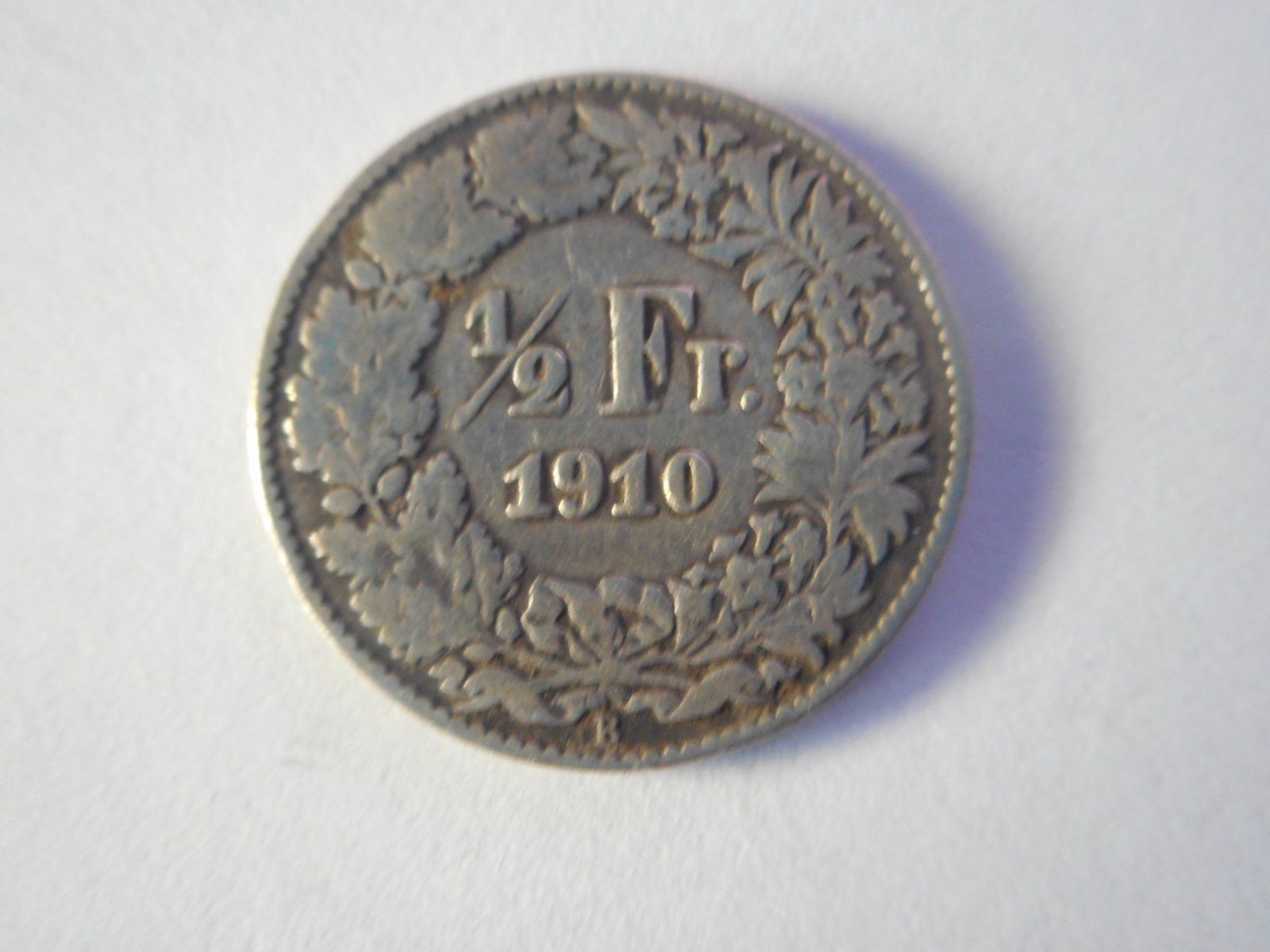 Toutes les monnaies: 50 Rp. 1910 silber – D'occasion à Kriegstetten par pizlad2010