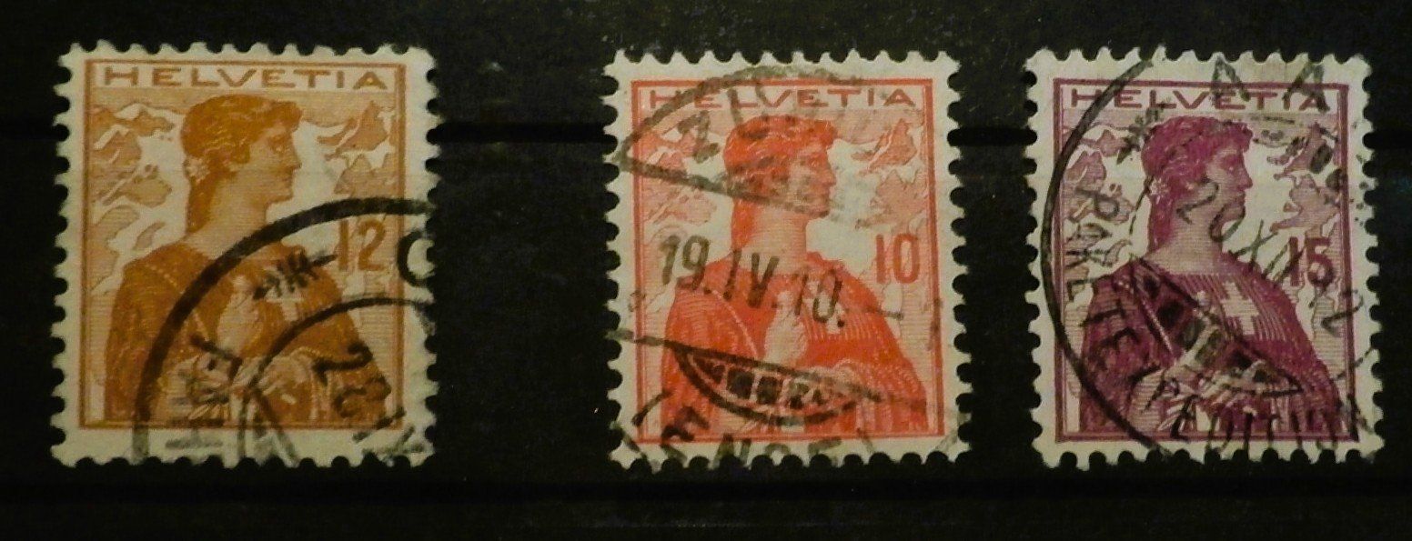 Tutti i francobolli: CH Helvetia 1909 – Usato da Kehrsatz venduto da Bernherb2 1