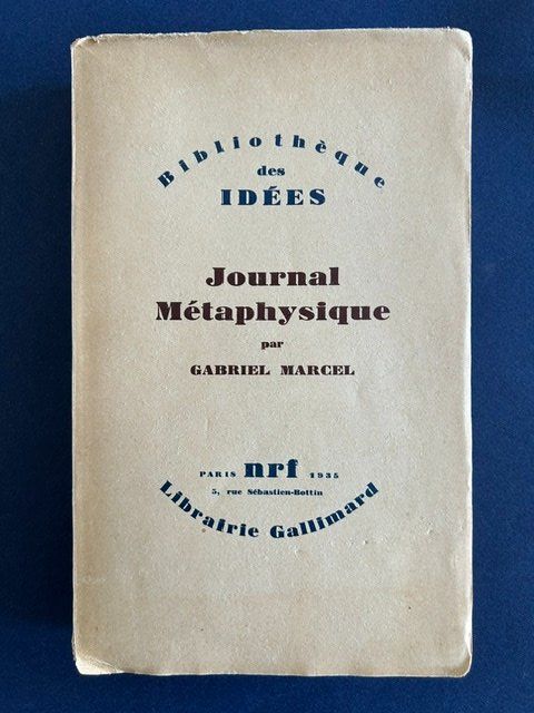 Bücher: Gabriel Marcel, Journal Métaphysique,  s i g n é – Gebraucht aus Bern von oregonzwei