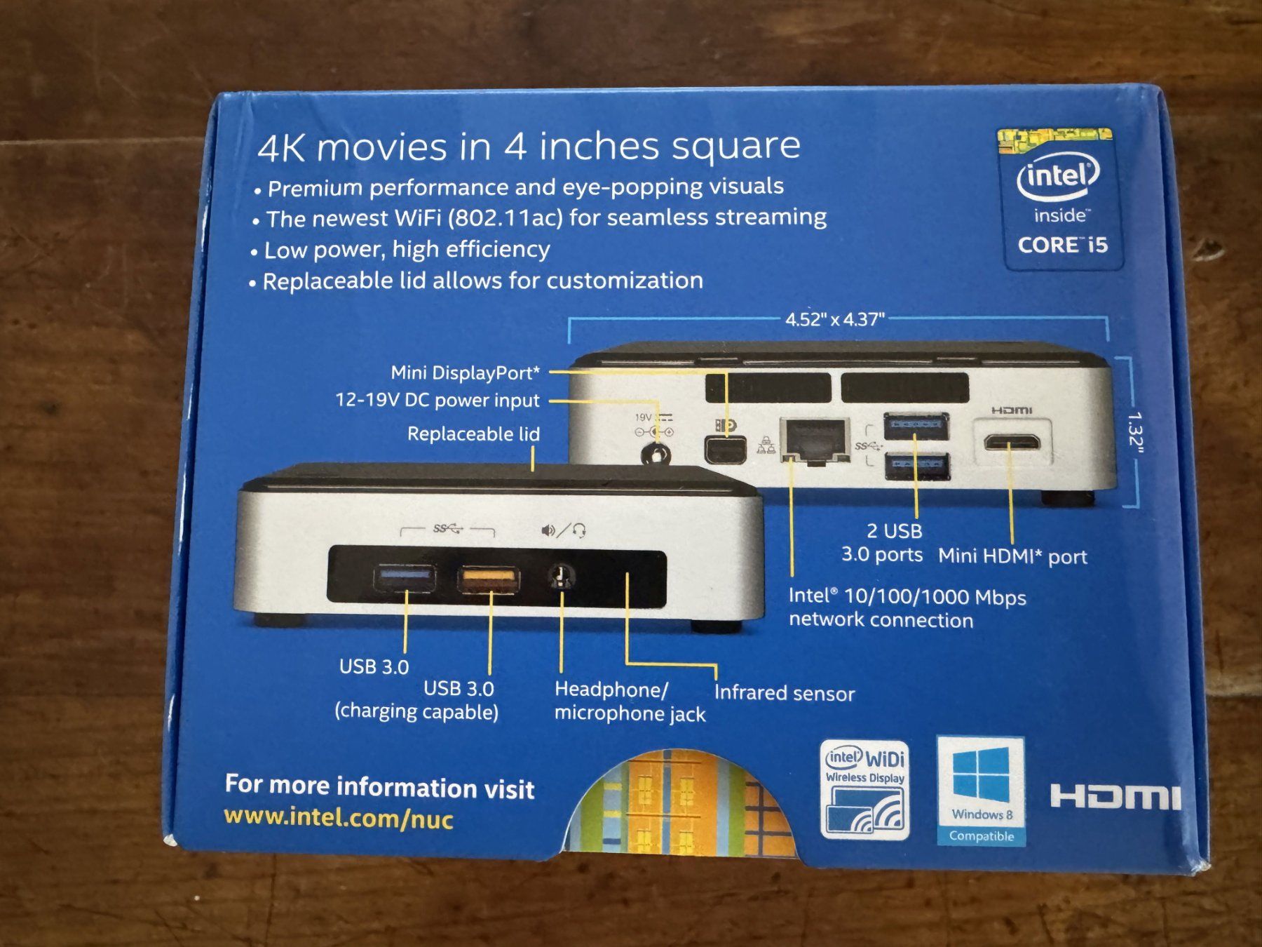 Intel PC: Intel NUC NUC5i5RYK Mini PC Core i5 inkl. Windows 10 Pro – Usato da Baden venduto da agglo1 1