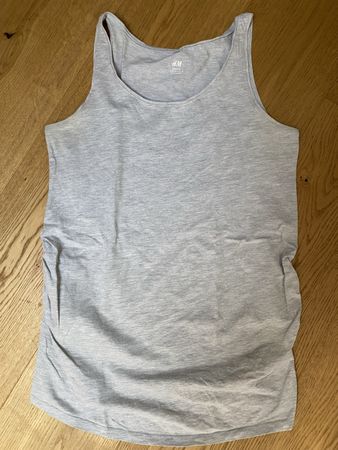 Damen Top Umstandsmode grau Groesse M
