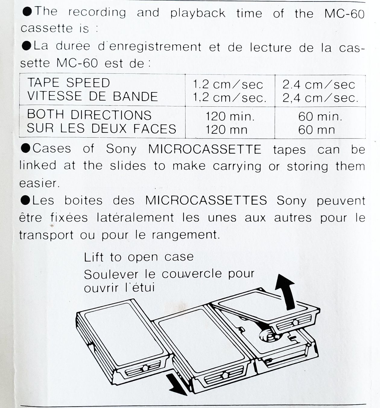 Cassettes audio: Sony Microcassette MC-60 – Neuf avec emballage d'origine à Rüti ZH par Noldisax 3