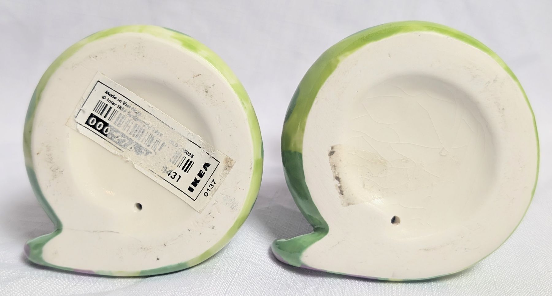 Ikea Altre Stoviglie: 2x Vintage IKEA Eierbecher in Schlangenform - 1999 – Usato da Wängi venduto da ABIZONE-86 5