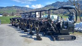 Bagger mini Bagger Zwei Jahres Garantie & 6x Anbaugerät