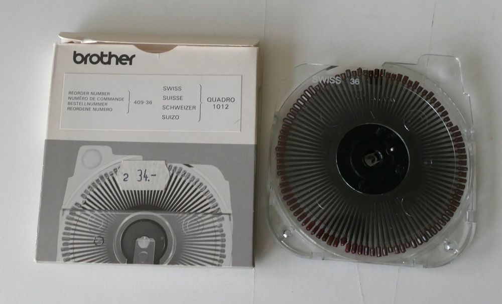 M41108FE BROTHER Brougham 10 Typenrad kaufen