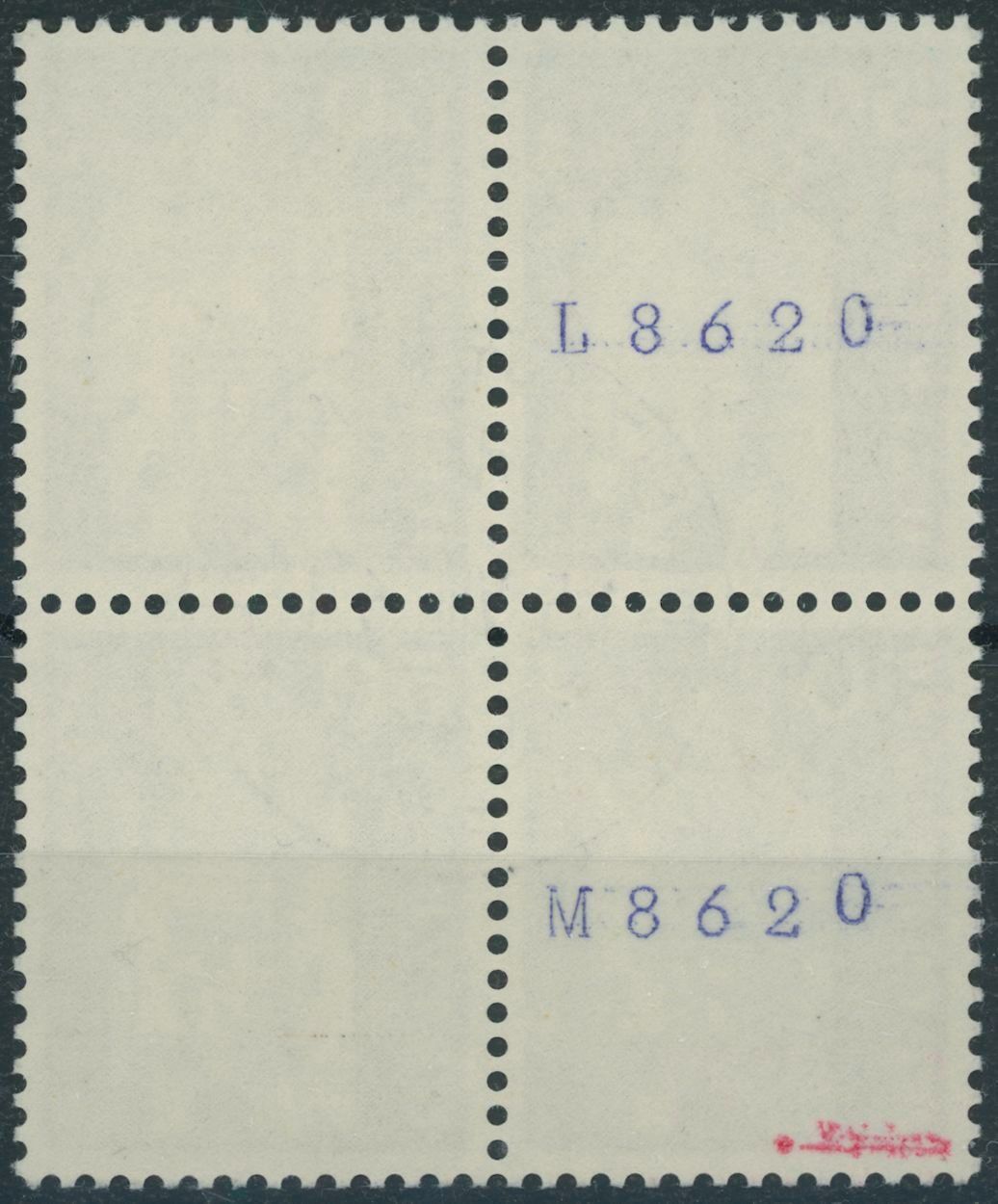 Alle Briefmarken: 1961 - Rollenmarken - Viererblock - Ersttag Stempel ET – Gebraucht aus Schindellegi von leecollect 1