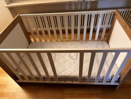 Babybett mit Matratze Paidi „Svenja“ & Träumeland Sternenmee