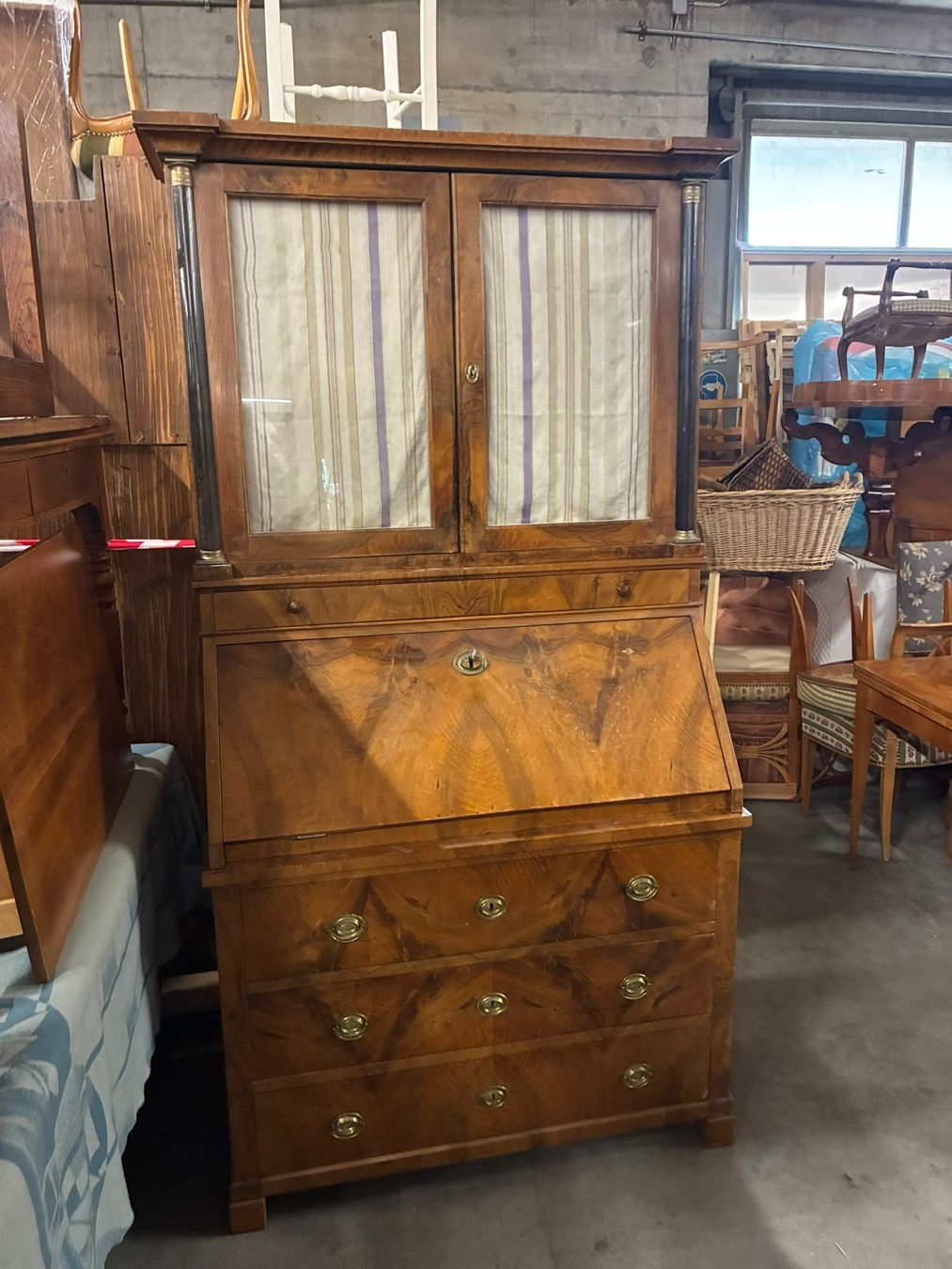 Scrivanie: Sekretär mit Schrank – Usato da Bern venduto da Bed_and_Brocki 1