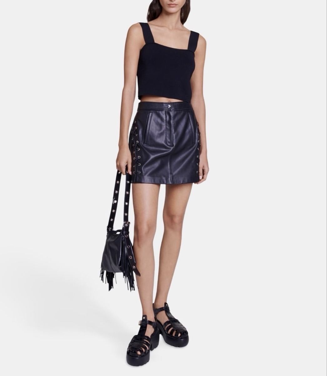 Maje Röcke: Maje leather skirt – Neu und originalverpackt aus Paradiso von viorea