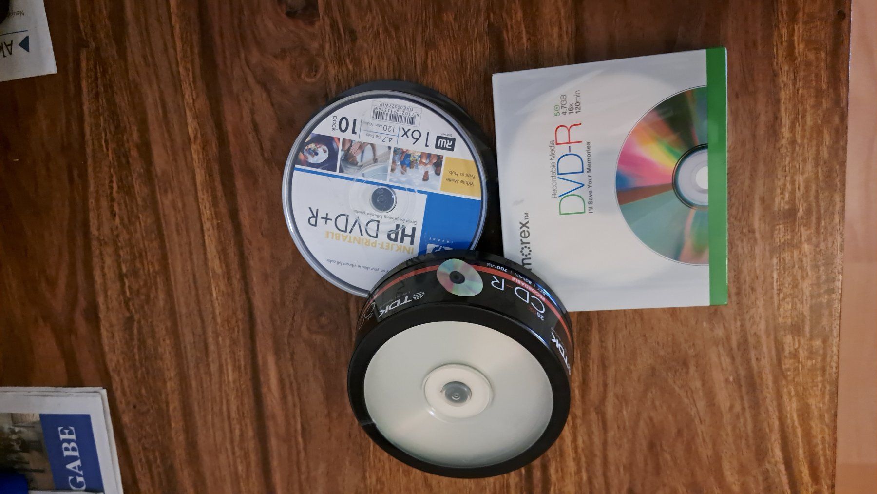 CD & DVD vergini: Rohlinge CDs & DVDs Set - HP, TDK, Imation – Nuovo e nell'imballaggio originale da Luzern venduto da xem_g8vs