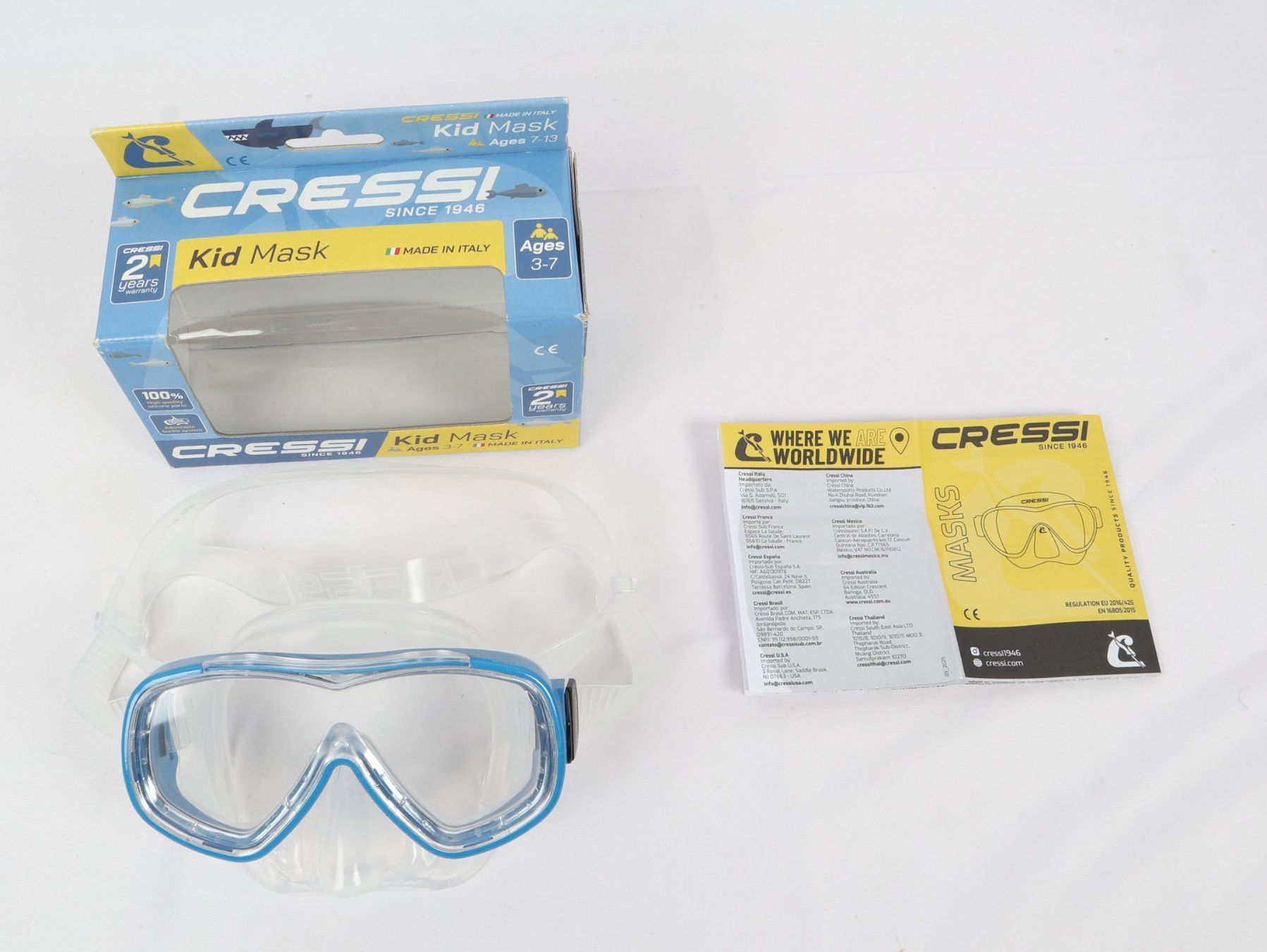 Cressi Brillen & Gläser: CRESSI Kid Tauchbrille – Neu (gemäss Beschreibung) aus Steinen von Restwert_Steinen 5