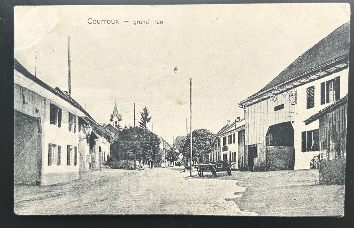 Cartoline postali: Courroux grand Rue  – Usato da Horw venduto da Tellbub