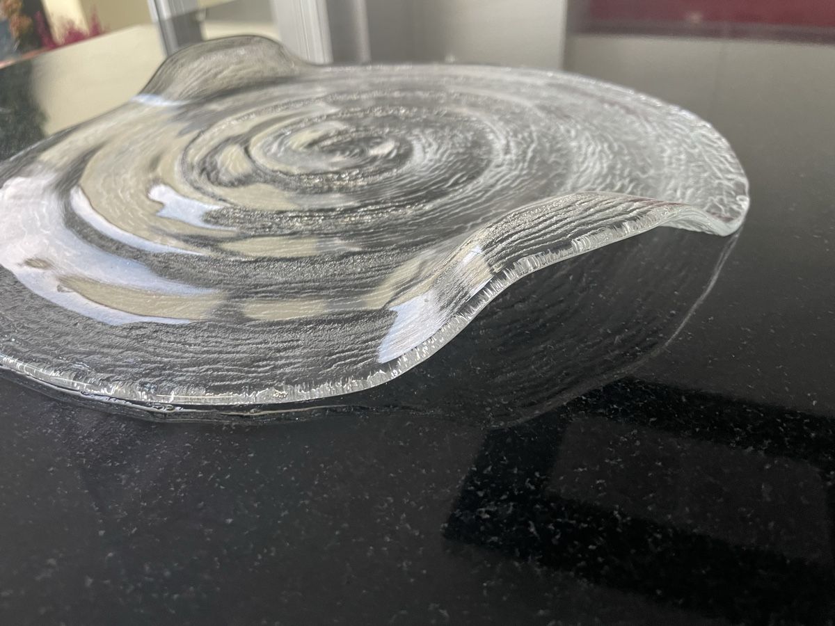 Piatti di portata: Clear Glass Serving Plate - Perfect for Parties! – Usato da Waedenswil venduto da Paps04 1