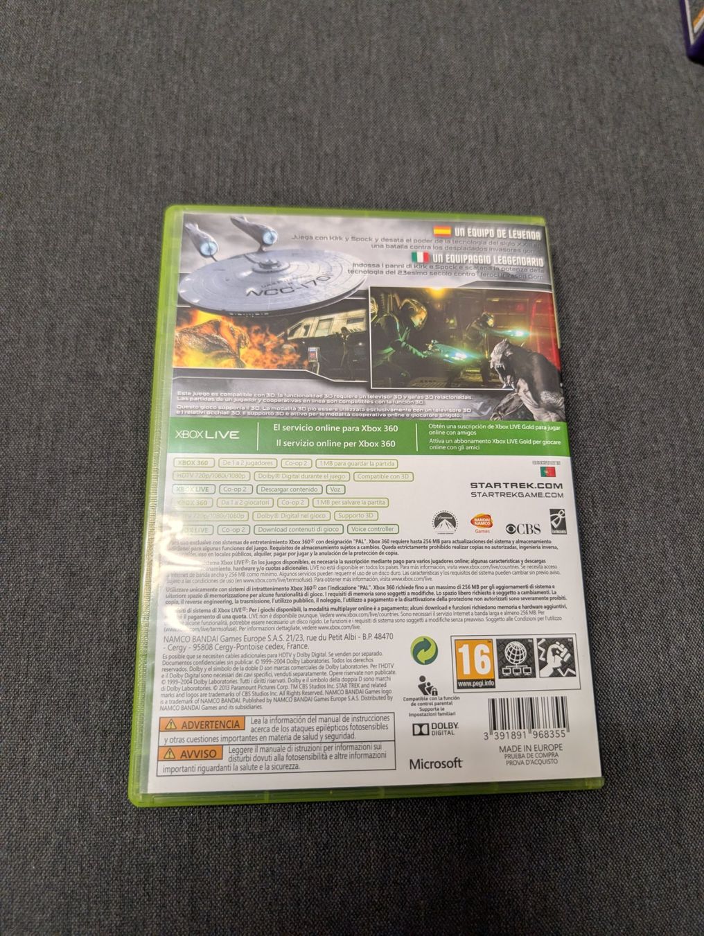 Giochi: Star Trek Microsoft Xbox 360 – Usato da Giubiasco venduto da Ticinerd 1
