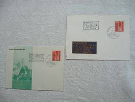 1967 / 72 2 Belege Sechseläuten, Zürich