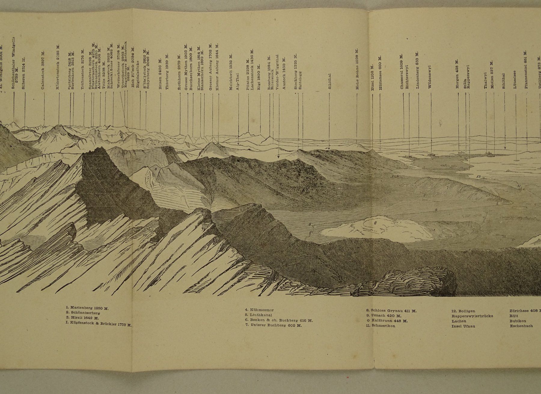 Bücher: PANORAMA VOM SPEER 1956 METER – Gebraucht aus Grüningen von Kartensammler 4
