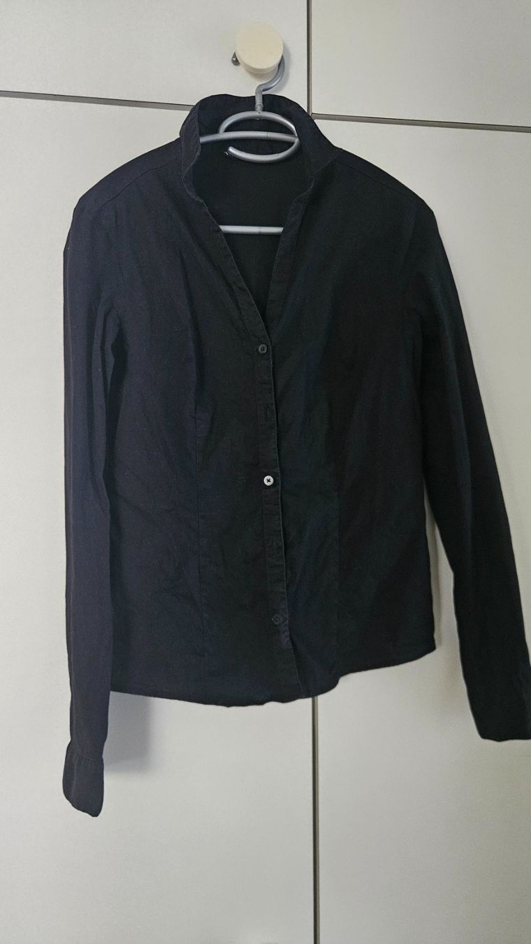 Blusen: Camicetta nera cotone tg.M Terranova – Gebraucht aus Melano von H-Sara