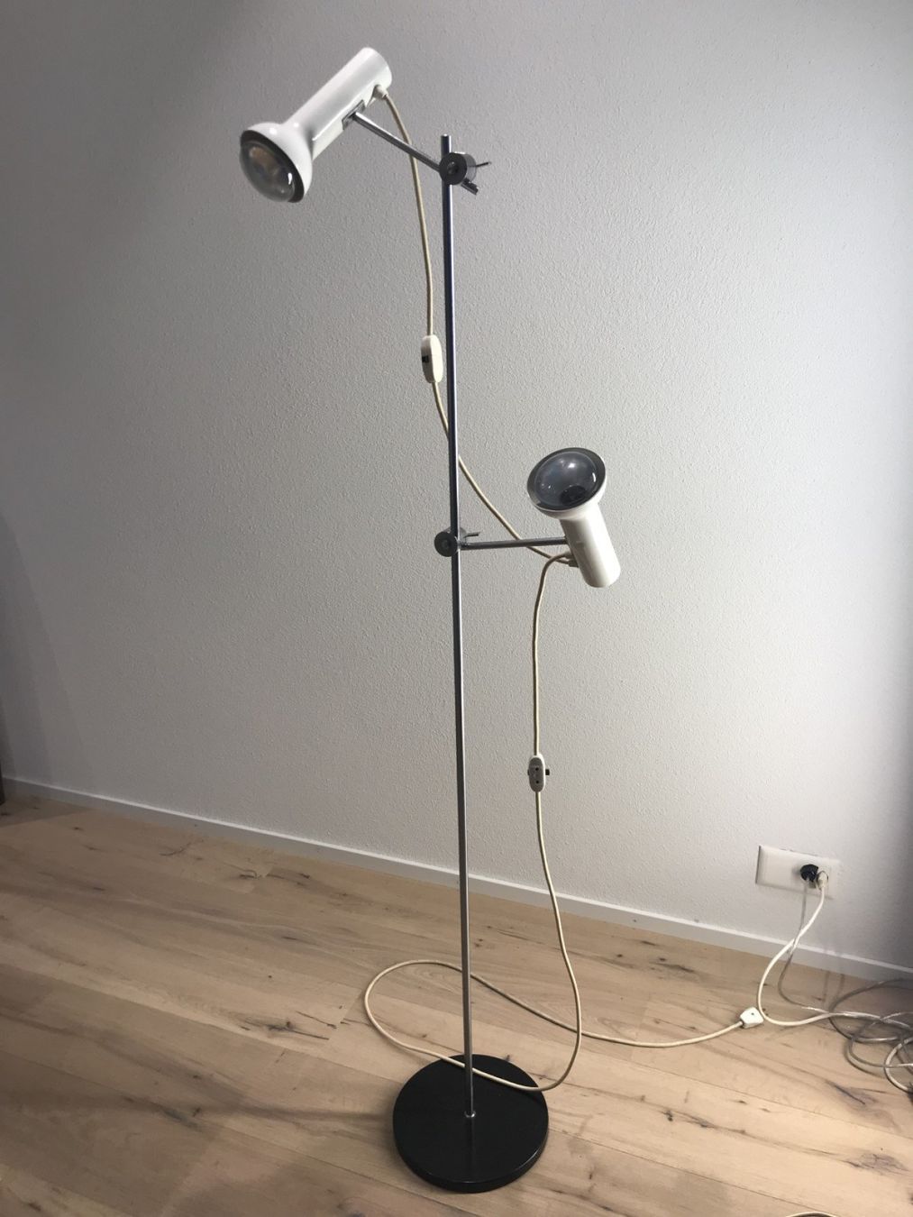 Lampen: Extrem seltene Schweizer 2er Spot Stehleuchte 60er Jahre – Gebraucht aus Gersau von pd-design-and-art 3