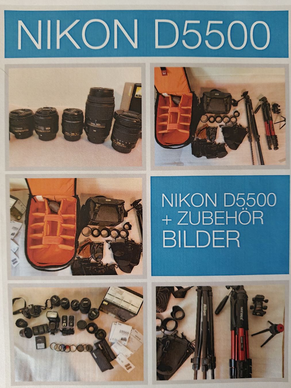 Nikon Fotocamera: Nikon D5500 Set mit Zubehör – Usato da Hünibach venduto da kvo_q5xj 3