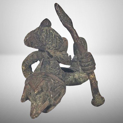 Figuren: 🗿 Afrikanische Bronze Kriegerfigur – Benin Stil ✨ – Gebraucht aus Saland von EDI_Saland 5