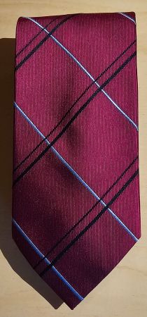Cravate homme élégante violet et bleu 👔 100% soie
