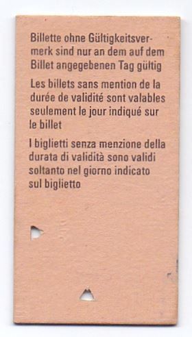 Biglietti: Billette Landquart - Chur – Usato da Langenthal venduto da Sammlungs_aus 1