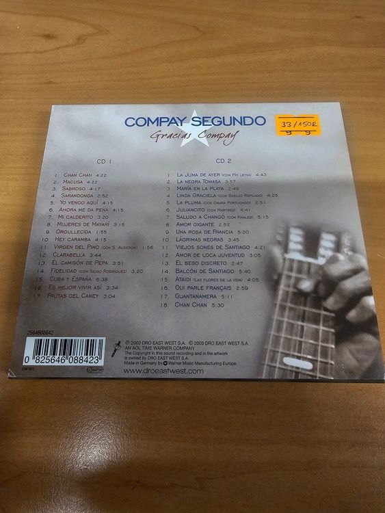 2 CDs - Compay Segundo – Gracias Compay | Kaufen auf Ricardo