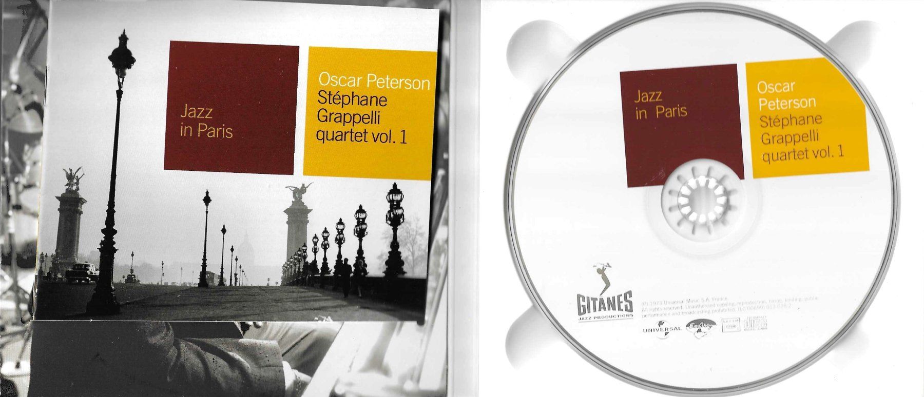 CDs: Oscar Peterson & Stéphane Grappelli Quartet - Jazz In Paris – Gebraucht aus Savagnier von  2