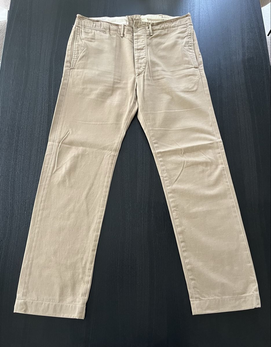 Ralph Lauren Pantaloni: Double RL Officer Chinos Beige – Usato da Unterägeri venduto da Bluto36