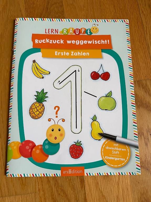 Libri: Lernraupe erste Zahlen + erste Buchstaben – Usato da Zürich venduto da wtpooh 3