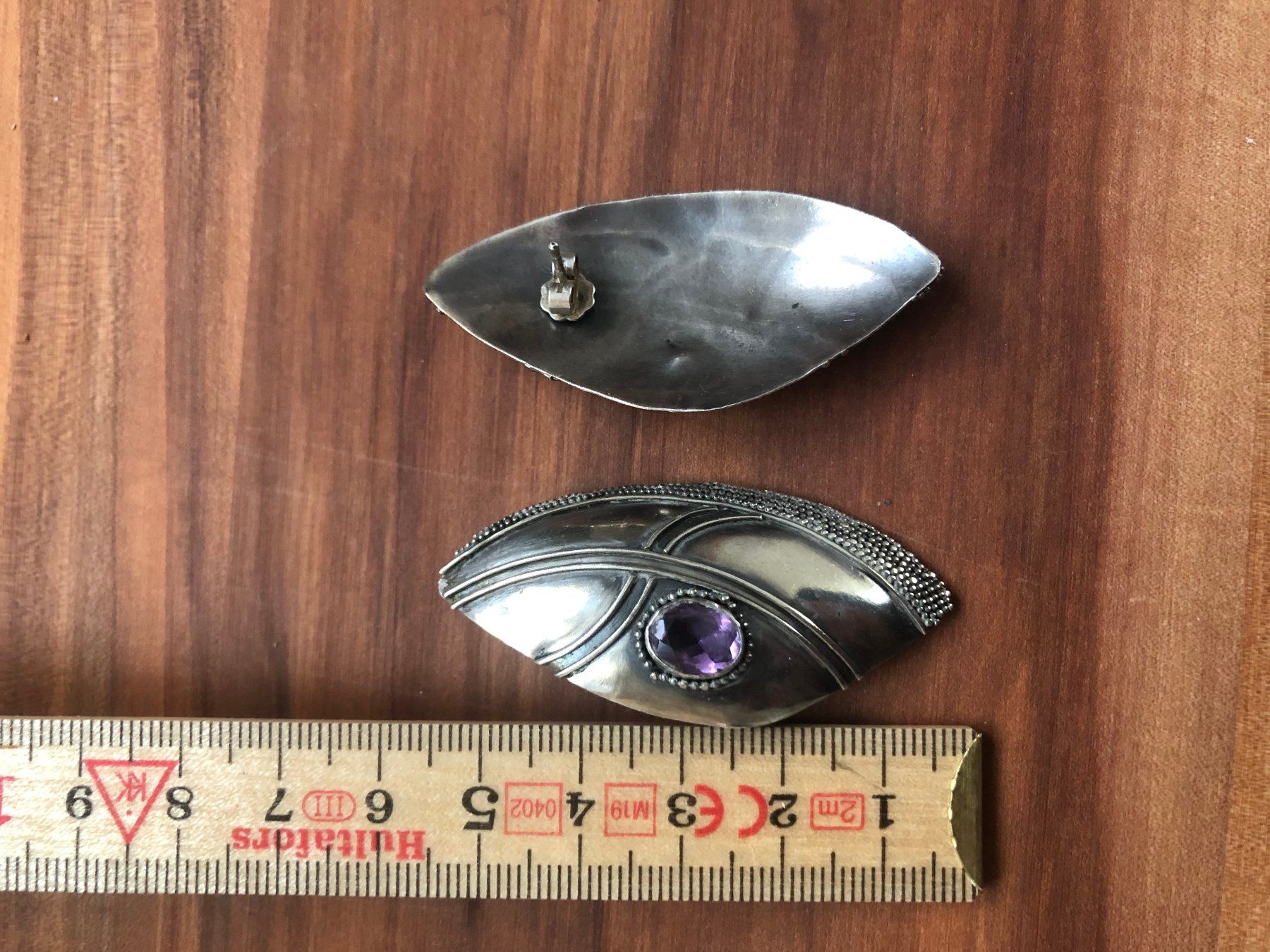 Ohrringe & -stecker: Ohrringe silber 925 mit Amethyst – Gebraucht aus Buchs ZH von krenzi