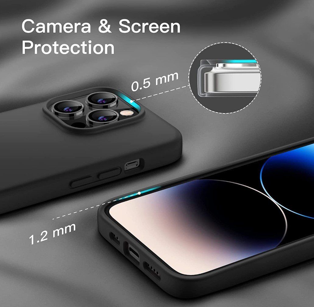 Cover & Protezioni schermo: iPhone 14 Pro Max Soft Touch Silikon Case Hülle - schwarz – Nuovo e nell'imballaggio originale da Rorschacherberg venduto da elektrofreak 2