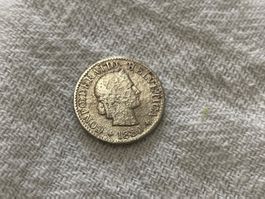 5 centimes/rappen 1880