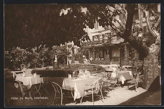 Cartes postales: Interlaken, Hotel du Nord mit Restaurant – D'occasion à Berlin par bartko-reher