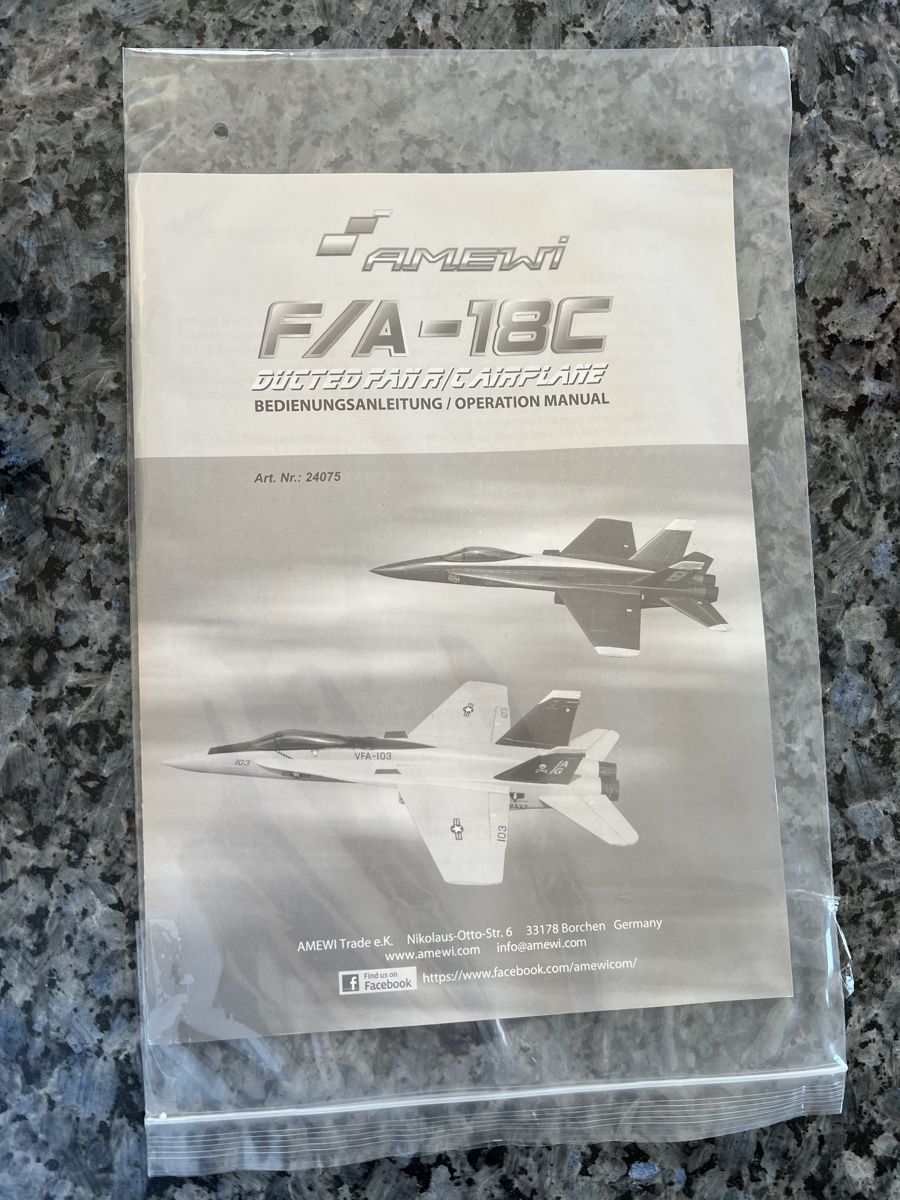 Kit di modellismo & Modellini statici: F18 Jet Blue Angel – Usato da Kerzers venduto da nol_npl9 2