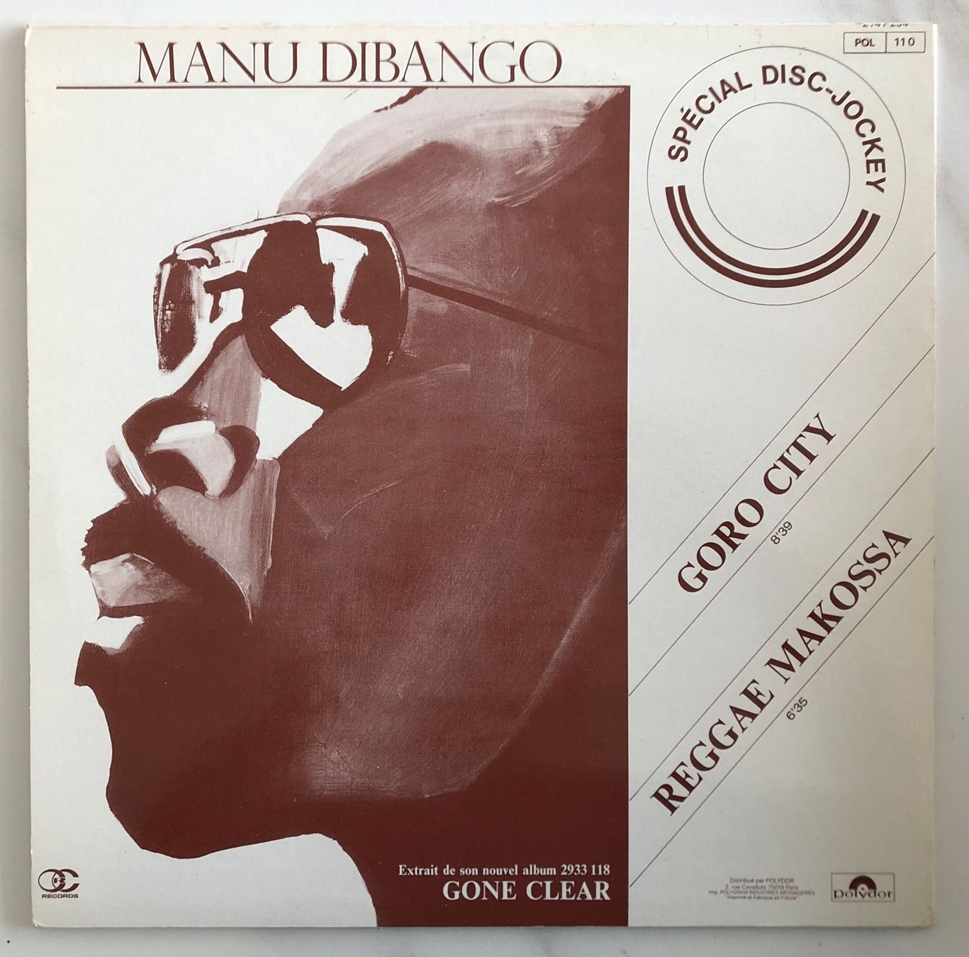 Vinyles: MANU DIBANGO - GORO CITY / REGGAE MAKOSSA – D'occasion à Poliez-Pittet par Newtown-Records 1