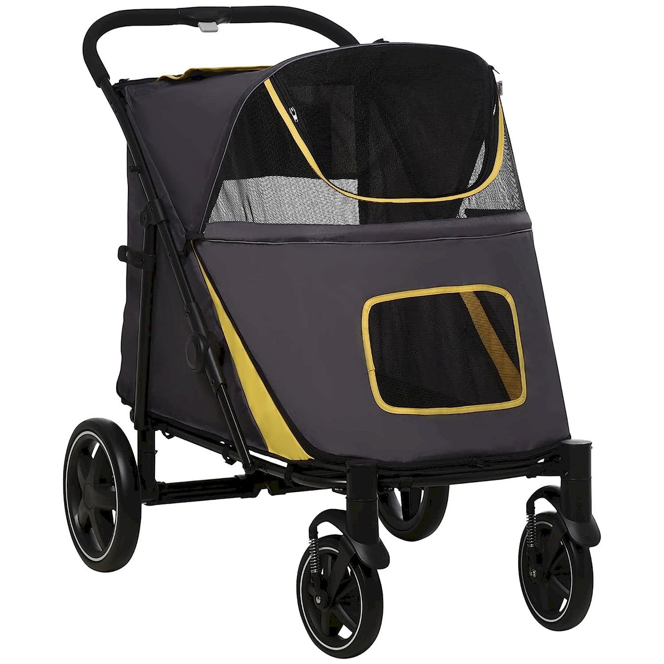 Gabbie, trasporto & Sicurezza: Hundewagen mit Netzfenster faltbar grau – Nuovo e nell'imballaggio originale da Bottighofen venduto da zaap