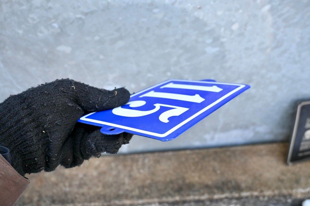 Insegne: Emailschild Hausnummer 115 emaille – Usato da Pfaffhausen venduto da mono_rec 8