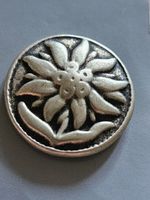 3 Boutons Edelweiss Maddison Argentés Diamètre 18 mm Neuf